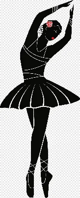 Силуэт балерины Балетная фигура, Силуэт, животные, монохромный, черный png  | Klipartz