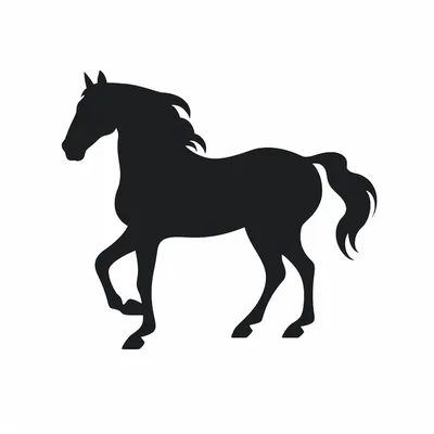 Силуэт лошади изолированный чернотой - иллюстрация вектора Красивые  лошадиные скачки Иллюстрация вектора - иллюстрации насчитывающей  иллюстрация, ферма: 123451479