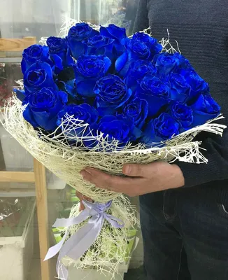 Синие розы купить в Москве. Купить цветы.