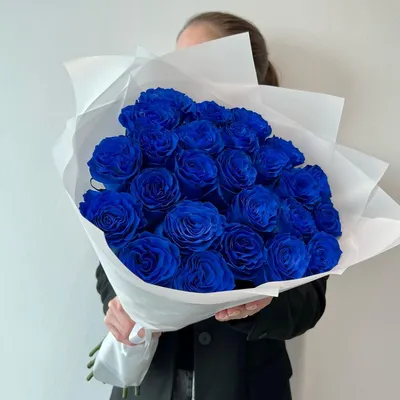 Синие розы 70 см доставка в Брянске | Нескучная История
