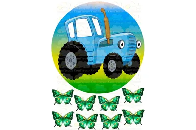 Модель Технопарк Синий трактор 343454 купить по цене 923 ₽ в  интернет-магазине Детский мир