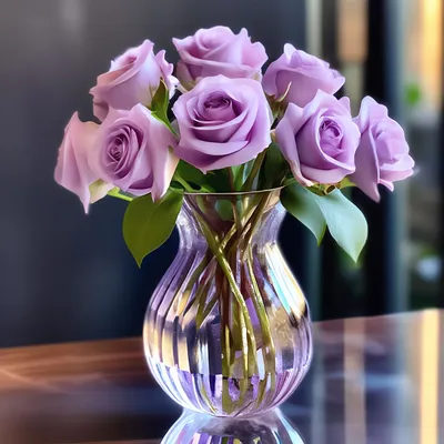 Лиловые розы купить с бесплатной доставкой в Москве - заказать букет сиреневых  роз недорого