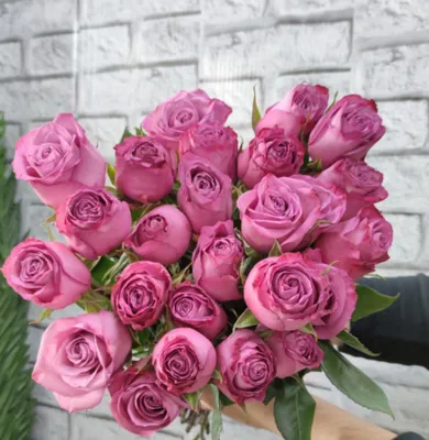 Фиолетовые розы с красной буквой за 10 490 руб. | Бесплатная доставка  цветов по Москве