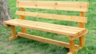 Лавочка для дачи своими руками. Жизнь в деревне | Bench for the garden -  YouTube