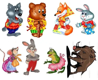 Персонажи к сказке рукавичка в картинках: 5 тыс изображений найдено в  Яндекс.Картинках | Fall crafts for kids, Crafts for kids, Fall crafts