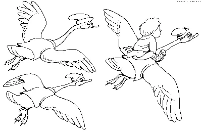 Сказка «Гуси лебеди» читать с картинками онлайн бесплатно для детей