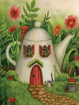 Сказочные домики в саду