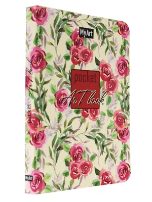 Скетчбук А6 100г/м2, 80 листов Pocket Artbook Цветы MyArt 62567680 купить в  интернет-магазине Wildberries