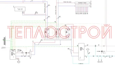 Система отопления в частном доме схема разводки, плюсы и минусы разных схем,  особенности выбора