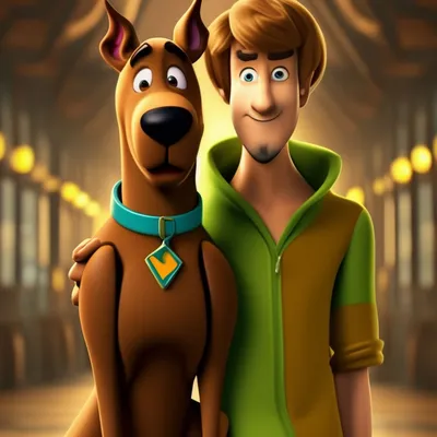 Скуби-Ду, Scooby Doo и Шегги, в …» — создано в Шедевруме