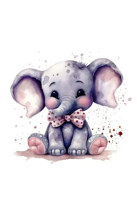 Baby elephant. Слоненок. PNG. в 2023 г | Слон мягкая игрушка, Слоненок, Дети  искусство арт