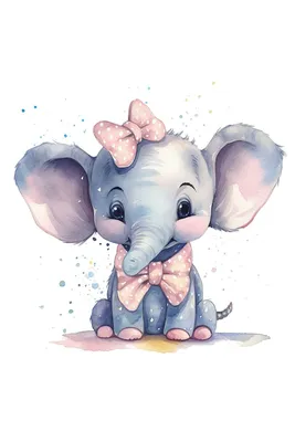 Baby elephant. Слоненок. PNG. | Дети искусство арт, Милые рисунки, Слон  мягкая игрушка