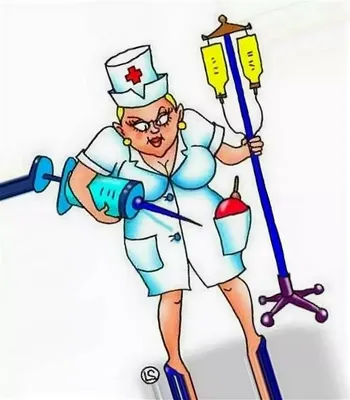 Рисунки медсестры смешные - 81 фото