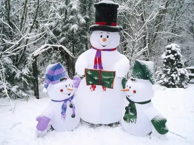 Снежные зайцы и снеговик-моряк: благовещенцы украшают город необычными  скульптурами - PriamurMedia.ru