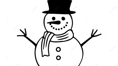 Снеговик нарисованный с Crayons Стоковое Фото - изображение насчитывающей  празднично, бело: 62907464