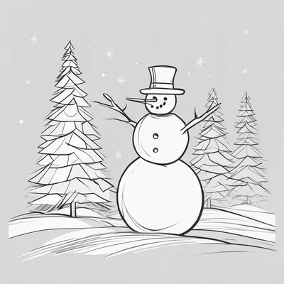 Красивая ребяческая иллюстрация со снеговиками. Цветные снеговики  нарисованные с акварелями и привлекли. Стоковое Изображение - изображение  насчитывающей любовники, празднично: 205438181