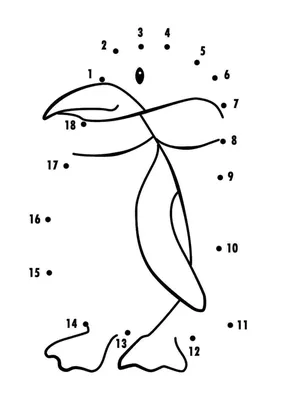 Раскраски Соедини Точки По Цифрам Распечатать бесплатно