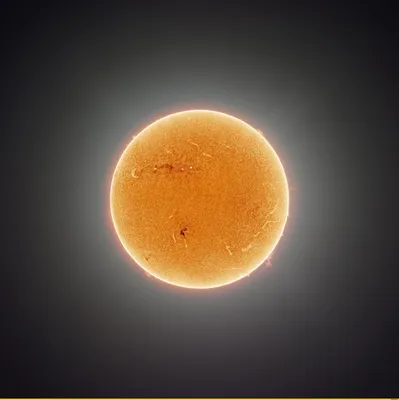 Астрофотографы сделали фото Солнца с солнечным вихрем | Пикабу