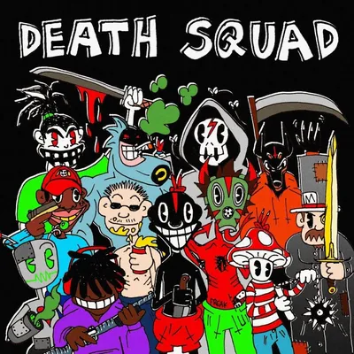 Скачать обои постер с песней Lil Darkie Death Squad | Обои.com