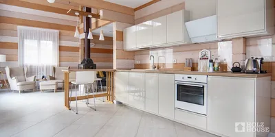 как создать потрясающий дизайн кухни в деревянном доме | Интерьеры  загородных домов | Дзен