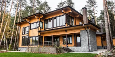 Красивые дома и коттеджи с крышей из ондулина | Интересное и полезное в  блоге на сайте производителя Ондулин