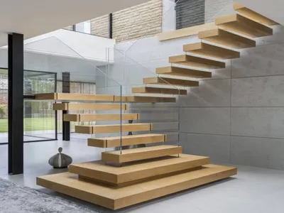 Современные лестницы в помещении. Тренды 2021 года