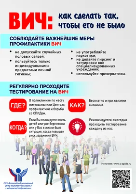 Новоспасская РБ / Пациенту / Памятки пациентам / Памятка пациентам по  профилактике ВИЧ/СПИДа