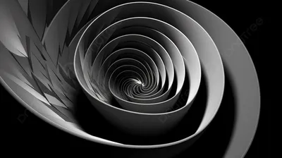 Обои спираль, линии, абстракция, черно-белый картинки на рабочий стол, фото  скачать бесплатно