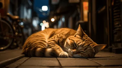 Открытки спокойной ночи с котиками - 71 фото