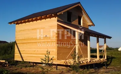 Дом-баня № 1 | Строительство деревянных домов из сруба