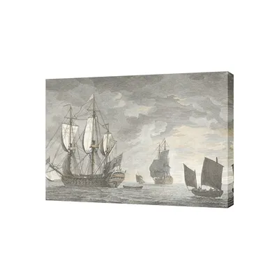 Картина Джона Зи Парусные корабли на рейде No.850 купить по низким ценам в  интернет-магазине OZON (249080662)