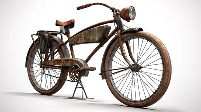 Картина на холсте \"Старинные велосипеды, велосипеды, ретро\" 120x90 см. с  алюминиевым подвесом, в тубусе - купить по низкой цене в интернет-магазине  OZON (492805595)