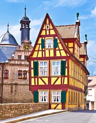 Старые немецкие дома редакционное стоковое изображение. изображение  насчитывающей старо - 106391779