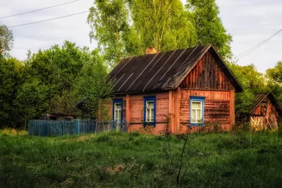 Старый дом в деревне фото фотографии