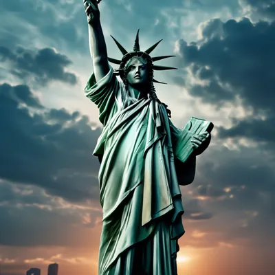Статуя свободы стоковое фото. изображение насчитывающей гавань - 180333538