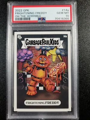 PSA 10 Five Nights at Freddy's Spoof Garbage Pail Kids Card Frightening  Freddy | eBay