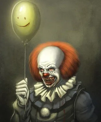 Страшный клоун на аву - картинка зловещего Джокера