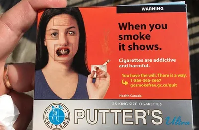 В марте на сигаретных пачках появятся новые \"страшные\" картинки