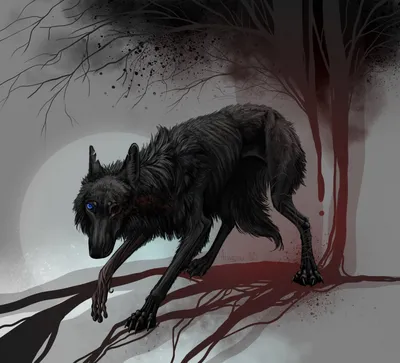 Существовали ли гигантские волки в действительности | Заметки о животных |  Дзен