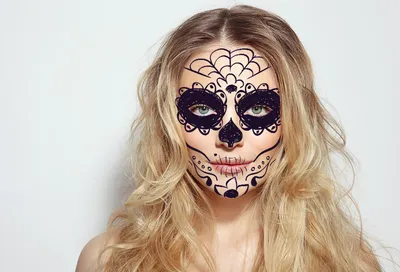 Купить Маскарадные маски Карнавальные маски с черепом Хэллоуин Выступления  Страшные костюмы Женщины Мужчины Маски Фестиваль Страшные маски | Joom