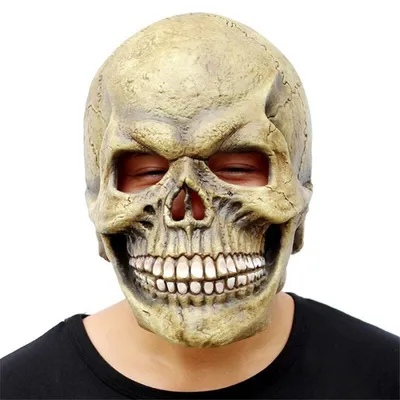 Маска с плащаницей, маска для крика на Хэллоуин, маски на всю голову, страшные  маски, вечерние аксессуары для костюмов ужасов – лучшие товары в  онлайн-магазине Джум Гик