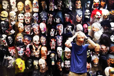 Страшные маски - Купить на Хэллоуин - Магазин podari-prikol.ru
