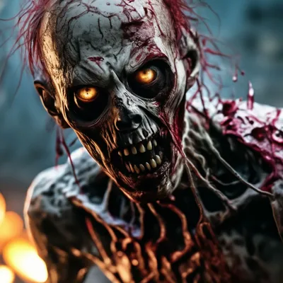 Страшный Зомби Человек — стоковые фотографии и другие картинки Ад - Ад,  Азия, Апокалипсис - iStock