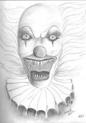 Картинка страшного клоуна: скачивайте в формате PNG