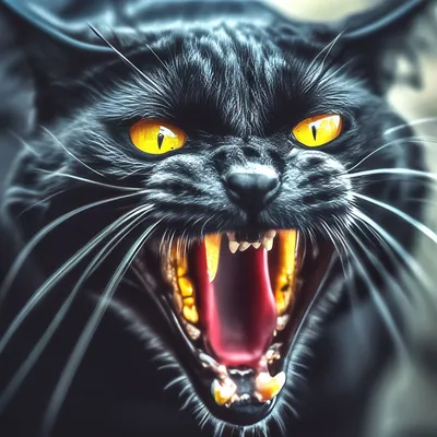 Пушистый бука: самый злой в мире кот
