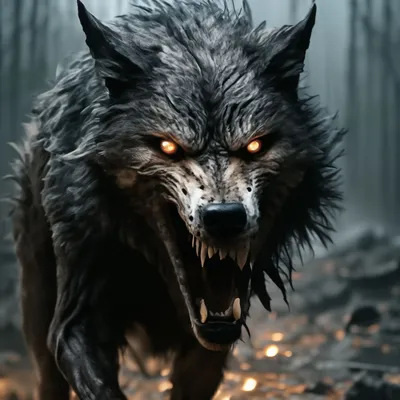 Страшный волк картинки фото