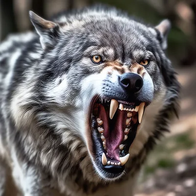 Страшный волк картинки фотографии