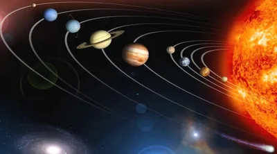 Как нарисовать КОСМОС рисуем Солнечную систему и ПЛАНЕТЫ - YouTube