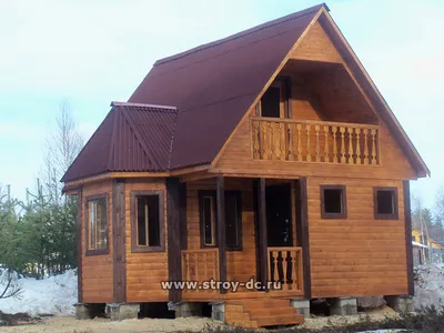 Проект дома из бруса 7 на 9 в Екатеринбурге | Проект деревянного дома Н-14  - 690 000 рублей - Екатерем