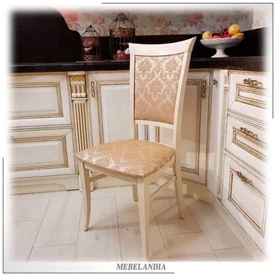 Мягкий стул для кухни из массива дуба Капри в современном стиле - Мир  Мебели России